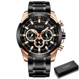 Orologio da polso casual in acciaio inox da uomo - Orologio uomo ATREND
