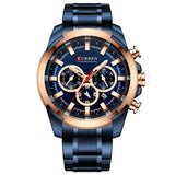 Orologio da polso casual in acciaio inox da uomo - Orologio uomo ATREND
