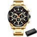 Golden with case