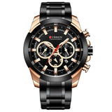 Orologio da polso casual in acciaio inox da uomo - Orologio uomo ATREND