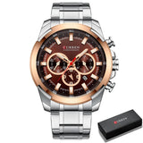 Orologio da polso casual in acciaio inox da uomo - Orologio uomo ATREND