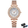 Orologio da polso con quadrante rotondo e brillantini da donna ATREND