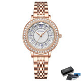 Orologio da polso con quadrante rotondo e brillantini da donna - Orologio donna ATREND