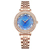 Orologio da polso con quadrante rotondo e brillantini da donna ATREND
