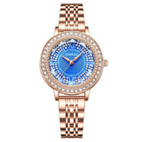 Orologio da polso con quadrante rotondo e brillantini da donna - Orologio donna ATREND