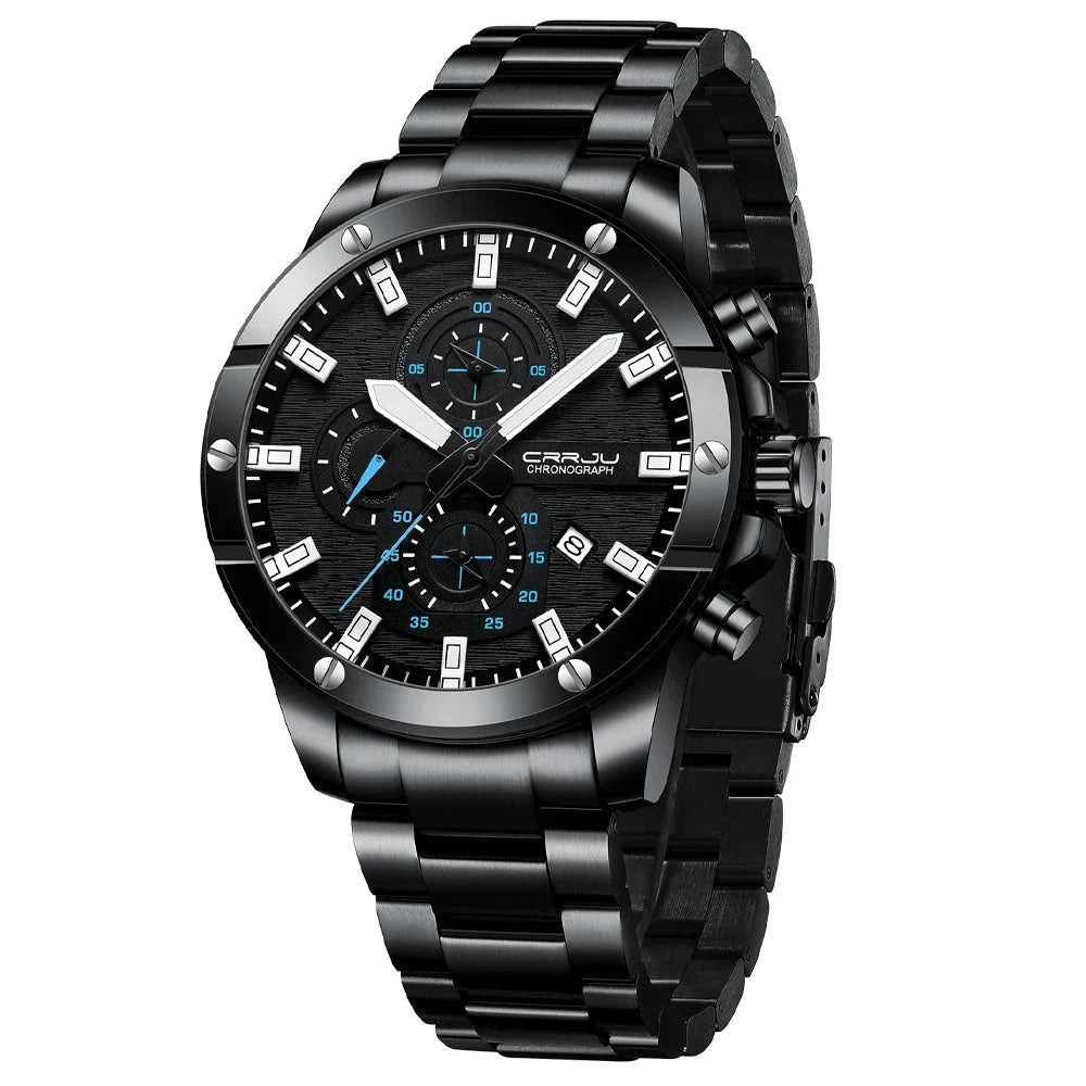 Orologio da polso cronografo in acciaio inossidabile da uomo - Orologio uomo ATREND