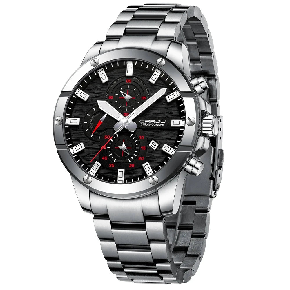 Orologio da polso cronografo in acciaio inossidabile da uomo - Orologio uomo ATREND