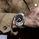 Orologio da polso cronografo in acciaio inossidabile da uomo - Orologio uomo ATREND