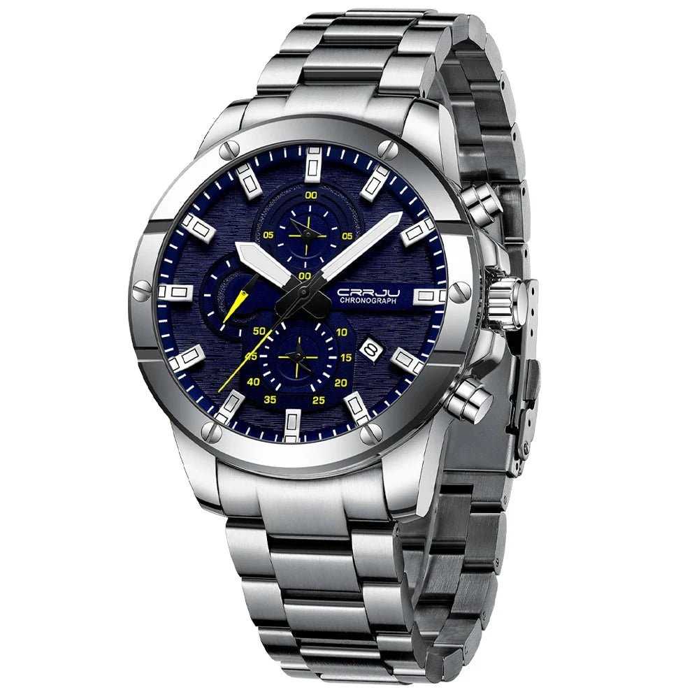 Orologio da polso cronografo in acciaio inossidabile da uomo - Orologio uomo ATREND