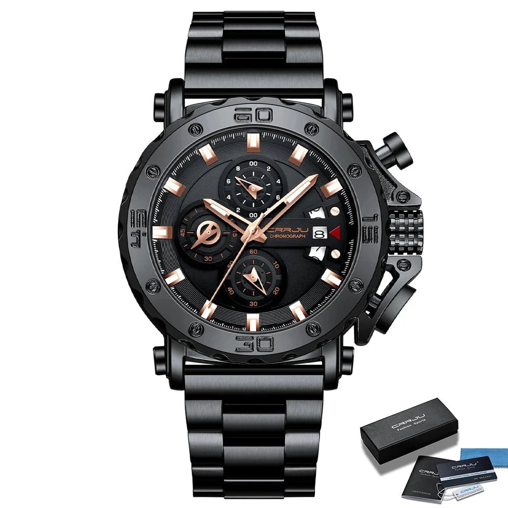 Orologio da polso in acciaio inossidabile da uomo - Orologio uomo ATREND