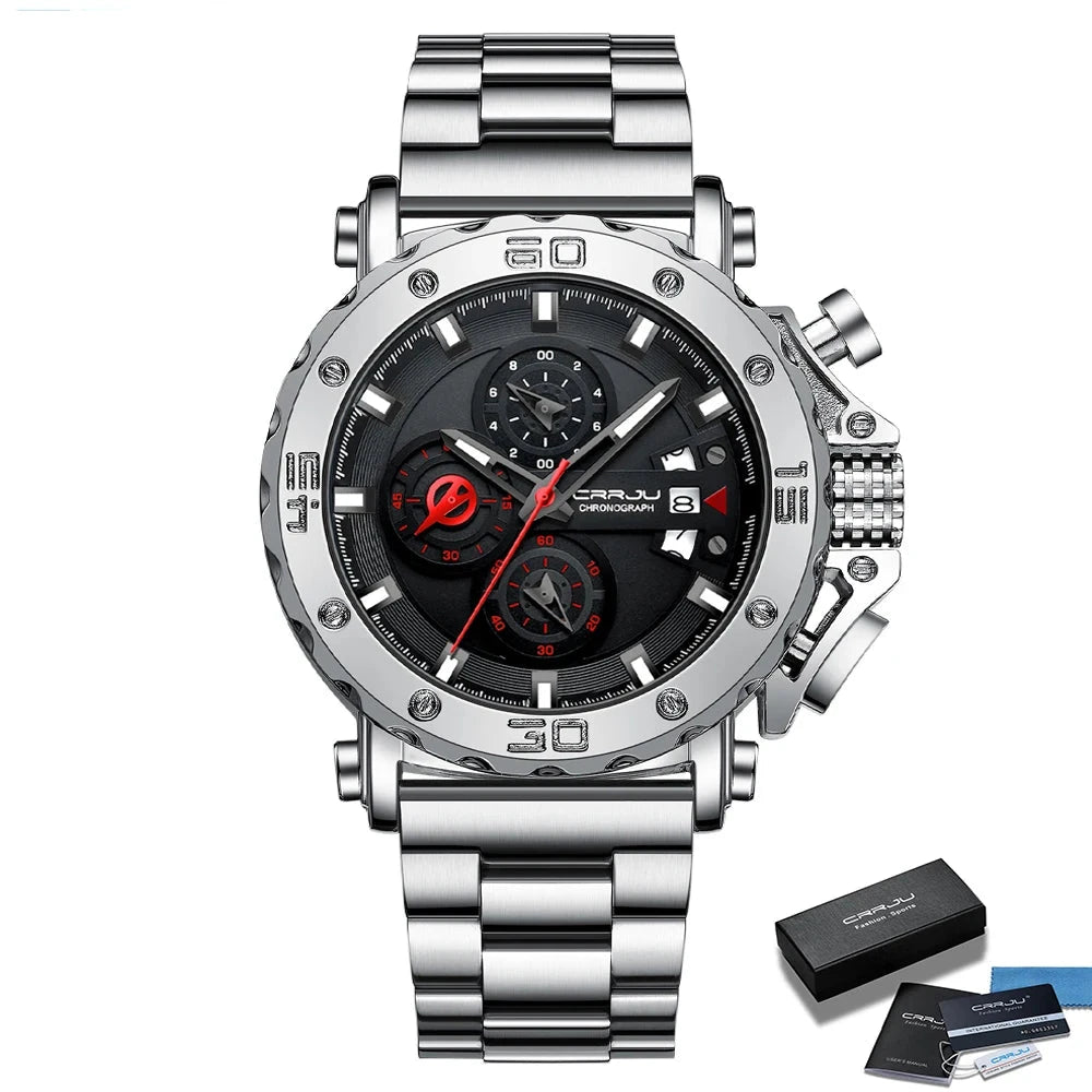 Orologio da polso in acciaio inossidabile da uomo - Orologio uomo ATREND