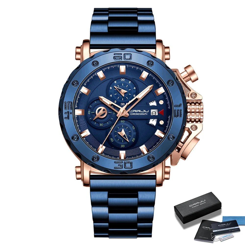 Orologio da polso in acciaio inossidabile da uomo - Orologio uomo ATREND