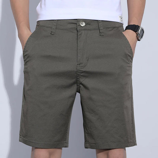 Pantaloncini casual in tinta unita da uomo ATREND
