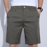 Pantaloncini casual in tinta unita da uomo ATREND