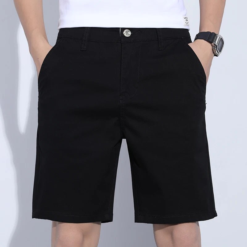 Pantaloncini casual in tinta unita da uomo ATREND