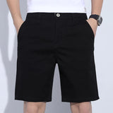 Pantaloncini casual in tinta unita da uomo ATREND