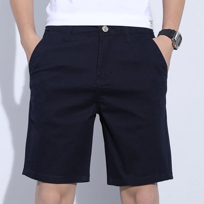 Pantaloncini casual in tinta unita da uomo ATREND