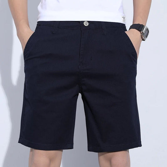 Pantaloncini casual in tinta unita da uomo ATREND