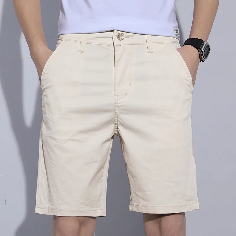Pantaloncini casual in tinta unita da uomo ATREND