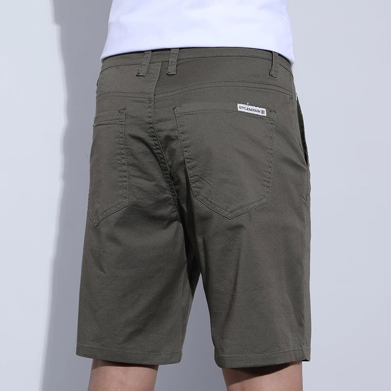 Pantaloncini casual in tinta unita da uomo ATREND