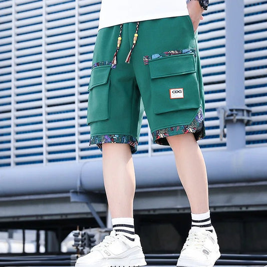 Pantaloncini casual multi tasche da uomo ATREND