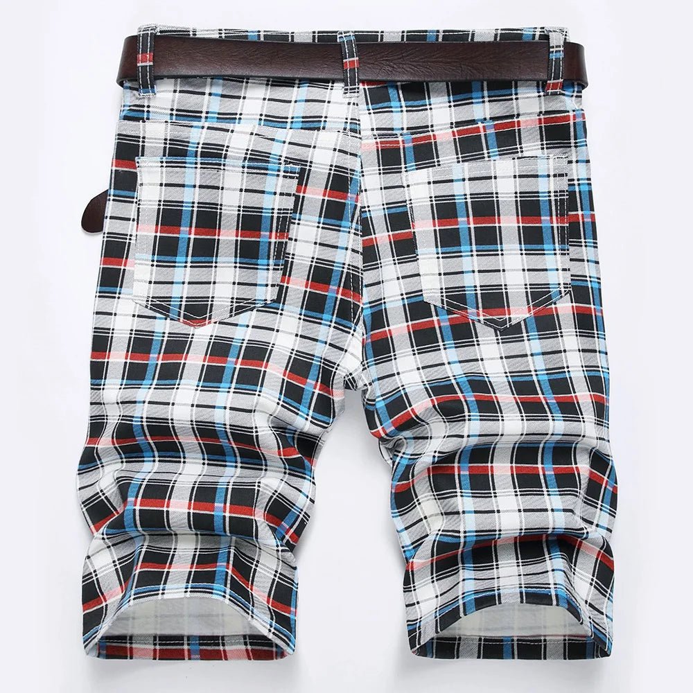 Pantaloncini di jeans casual a righe da uomo - Pantaloncini in jeans ATREND