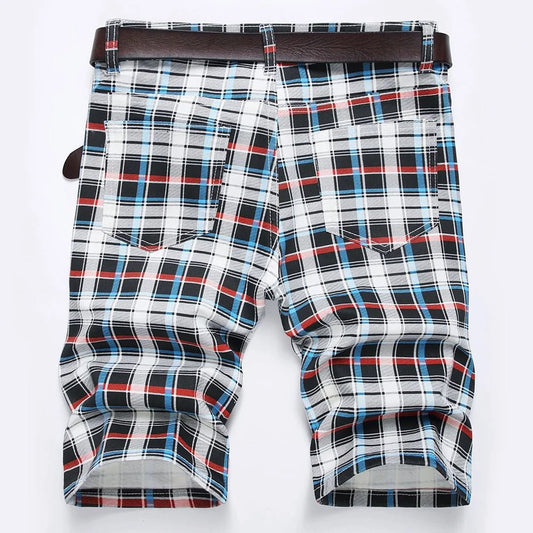 Pantaloncini di jeans casual a righe da uomo - Pantaloncini in jeans ATREND