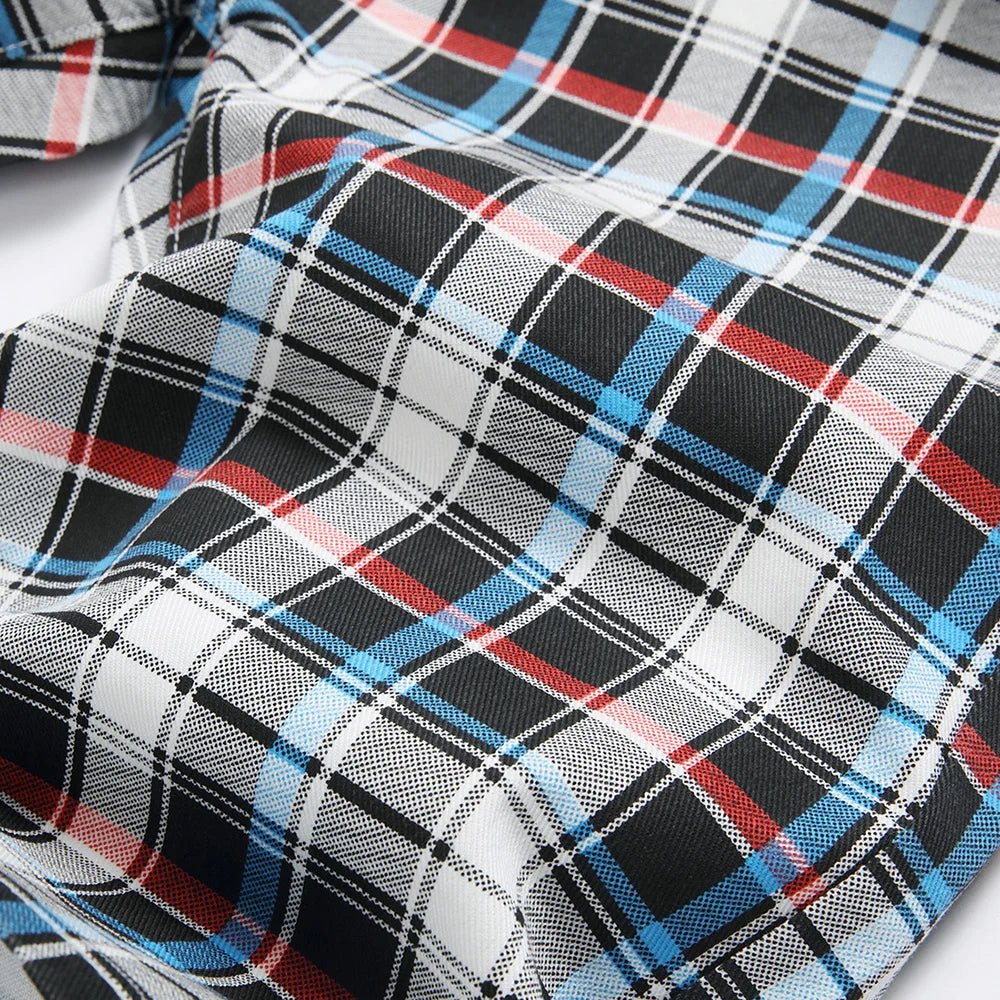 Pantaloncini di jeans casual a righe da uomo - Pantaloncini in jeans ATREND