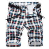 Pantaloncini di jeans casual a righe da uomo - Pantaloncini in jeans ATREND