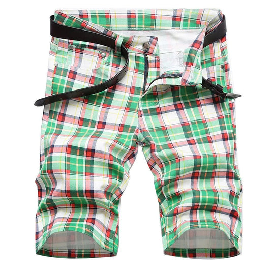 Pantaloncini di jeans casual a righe da uomo - Pantaloncini in jeans ATREND