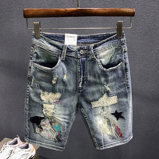 Pantaloncini di jeans casual da uomo ATREND