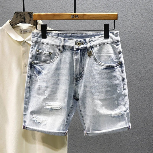 Pantaloncini di jeans casual da uomo ATREND