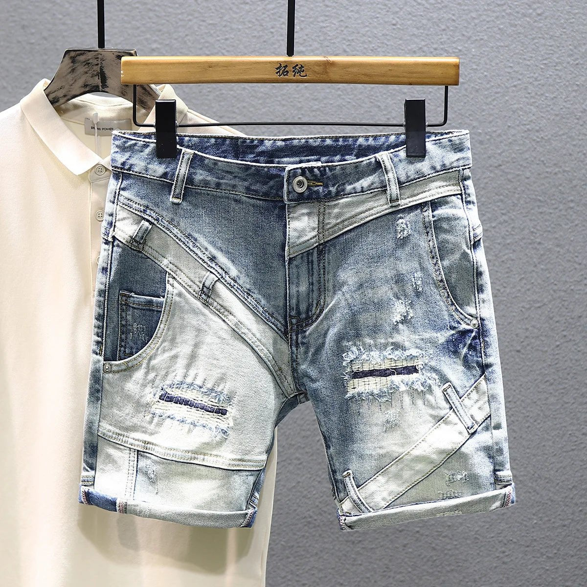 Pantaloncini di jeans casual da uomo ATREND
