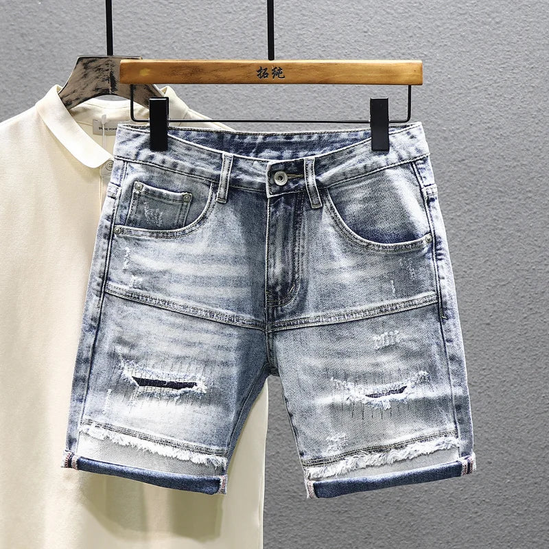 Pantaloncini di jeans casual da uomo ATREND