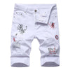 Pantaloncini di jeans con lettere da uomo ATREND