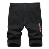 Pantaloncini di jeans con lettere da uomo ATREND