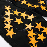 Pantaloncini di jeans con stelle da donna - Pantaloncini in jeans ATREND