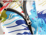 Pantaloncini di jeans grafici da uomo - Pantaloncini in jeans ATREND