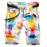 Pantaloncini di jeans grafici da uomo - Pantaloncini in jeans ATREND