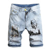 Pantaloncini di jeans grafici da uomo ATREND