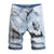 Pantaloncini di jeans grafici da uomo ATREND