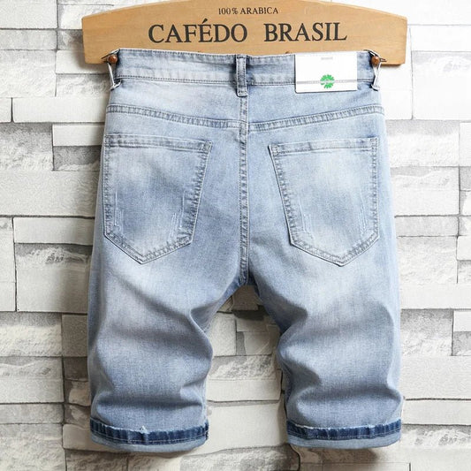 Pantaloncini di jeans grafici da uomo ATREND