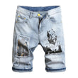 Pantaloncini di jeans grafici da uomo ATREND