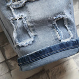 Pantaloncini di jeans grafici da uomo ATREND