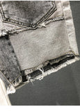 Pantaloncini di jeans patchwork multi tasche da uomo ATREND