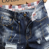 Pantaloncini di jeans retrò da uomo ATREND