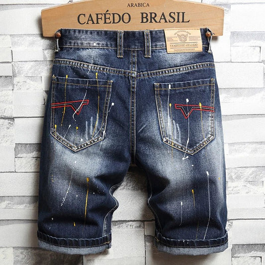 Pantaloncini di jeans retrò da uomo ATREND