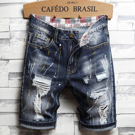 Pantaloncini di jeans retrò da uomo ATREND