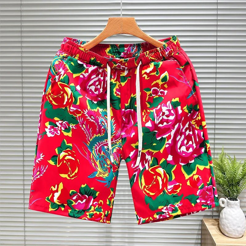 Pantaloncini sportivi floreali da uomo ATREND