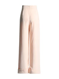 Pantaloni casual a vita alta con tasche a filetto da donna ATREND